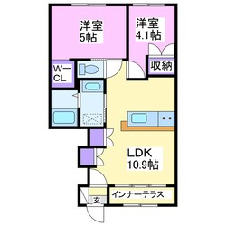 レインボーマウンテンⅠの物件間取画像